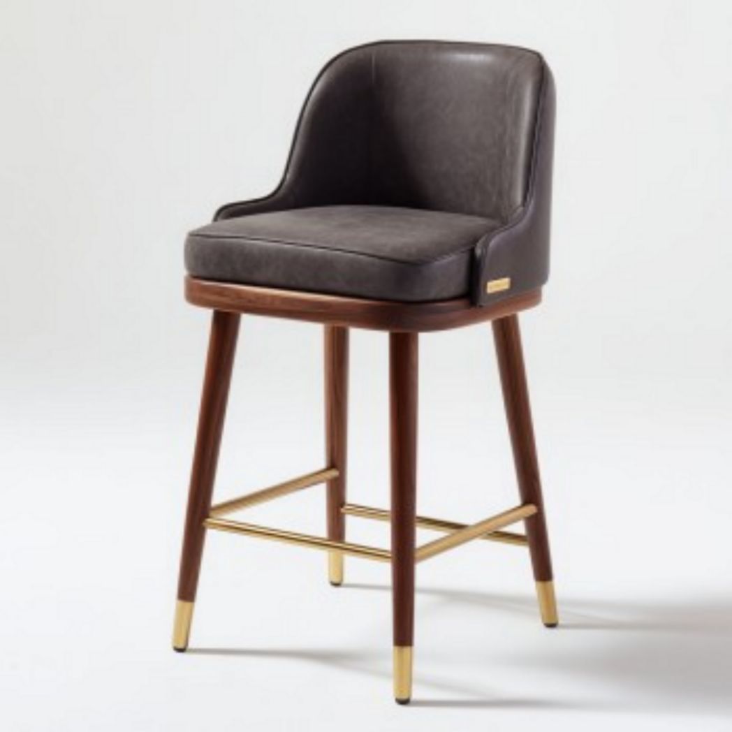 Barkruk van kunstleer voor de keuken of bar - 45 x 45 x 100